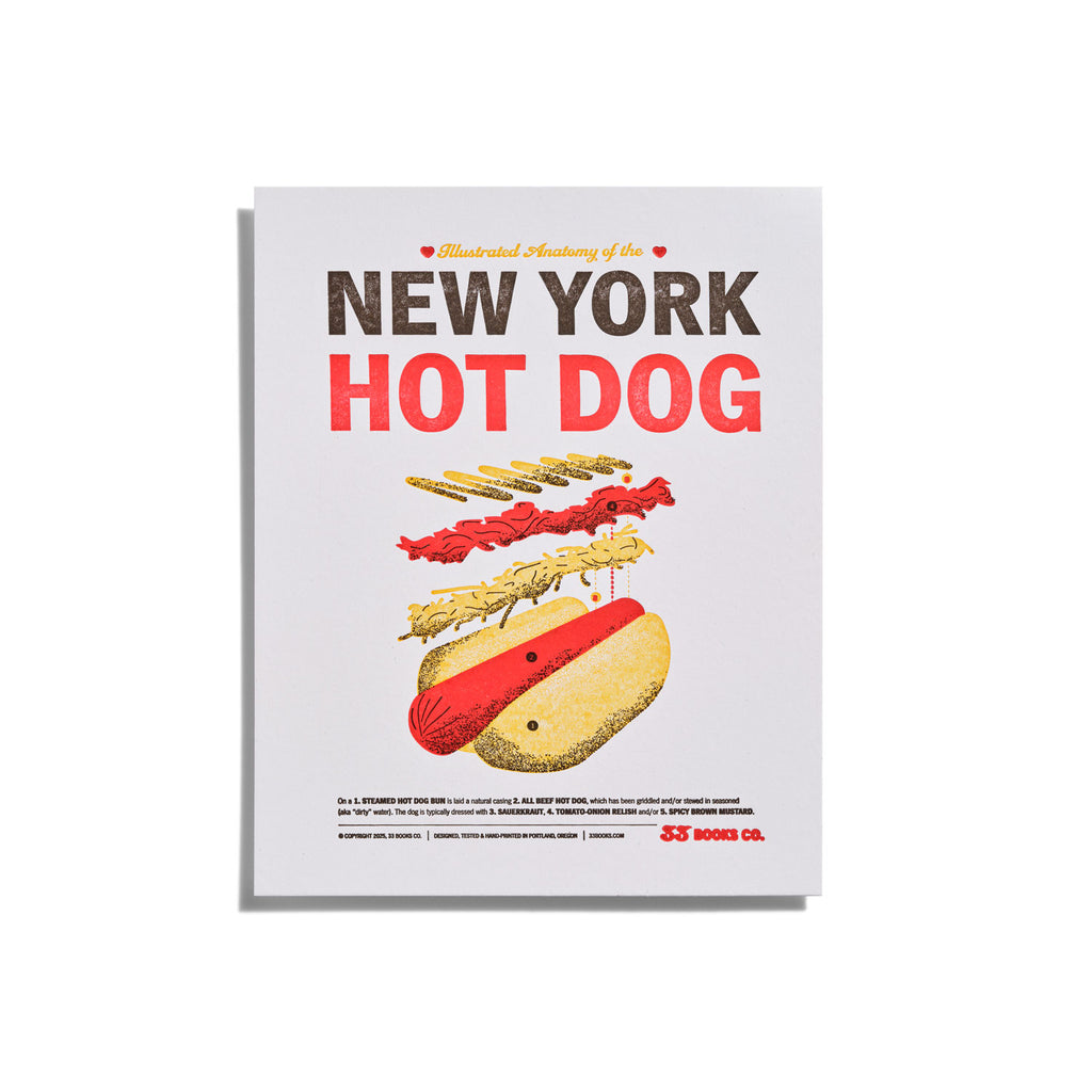 Illustrated Anatomy of the New York Hot Dog