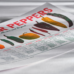 Popular Peppers Letterpress Print
