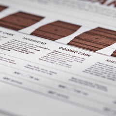 Whiskey Barrel Letterpress Print