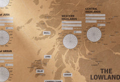 Flavor Wheels Provided for the Main Scotch Regions