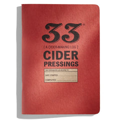 Cider-Making Log from 33 Books Co.