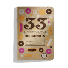 33 Doughnuts: a pocket doughnut-tasting journal