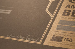 Limited edition is individually hand-signed and numbered 1-100