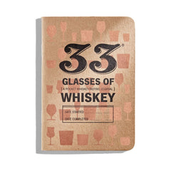 Pocket Whiskey Journal Cover - 33 Glasses of Whiskey