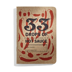33 Hot Sauces: pocket hot sauce-tasting journal