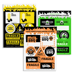 Stickers for Disguising Contents of Packages