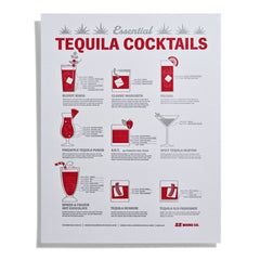 Tequila Cocktails Print  