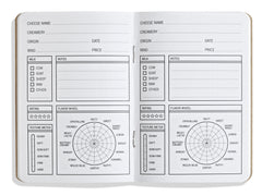Interior of the cheese journal uses my standard cheese review format