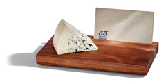 Turn the placards around to conceal the cheese's particulars from tasters.