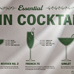 Gin Print  on 100% recycled paper