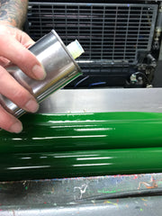 A little bit of real olive oil is added to the ink used on the cover of each book.
