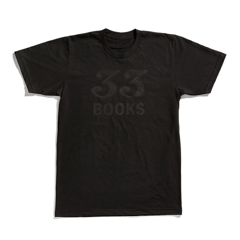 Black-on-Black 33 Books T-Shirt