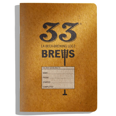 33 Brews: A Homebrewing Log and Brew Journal