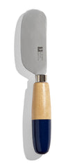 A bespoke USA-made cheese knife/spreader is included in the cheese set.