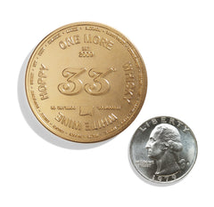 Drinking Coin Size Comparison