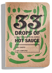 33 Drops of Hot Sauce Tasting Journal - Special Green Cover