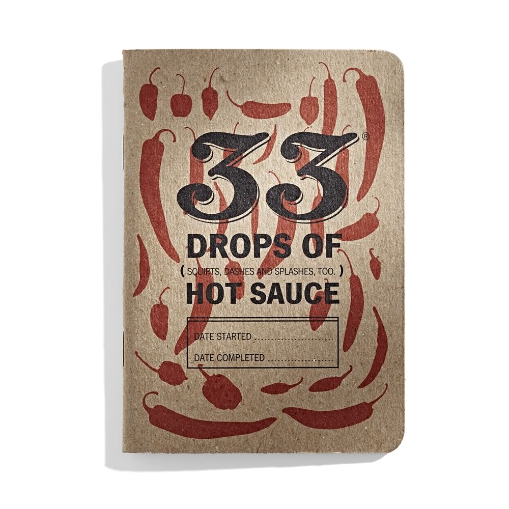 33 Hot Sauces: pocket hot sauce-tasting journal