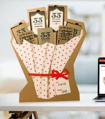 The Book Bouquet Looks Great on a Desk