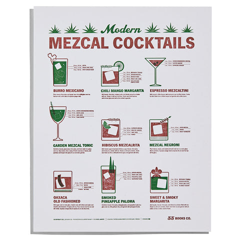 Modern Mezcal Cocktails Print