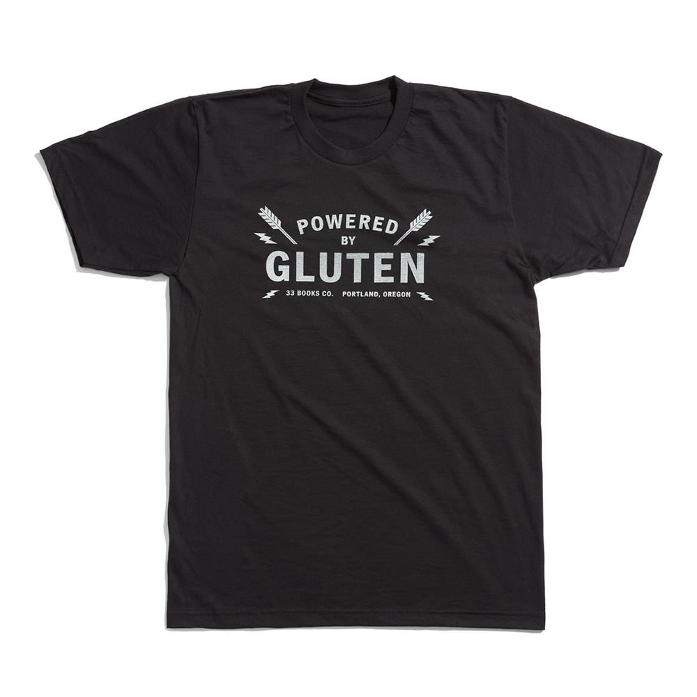 Black Powered by Gluten Shirt